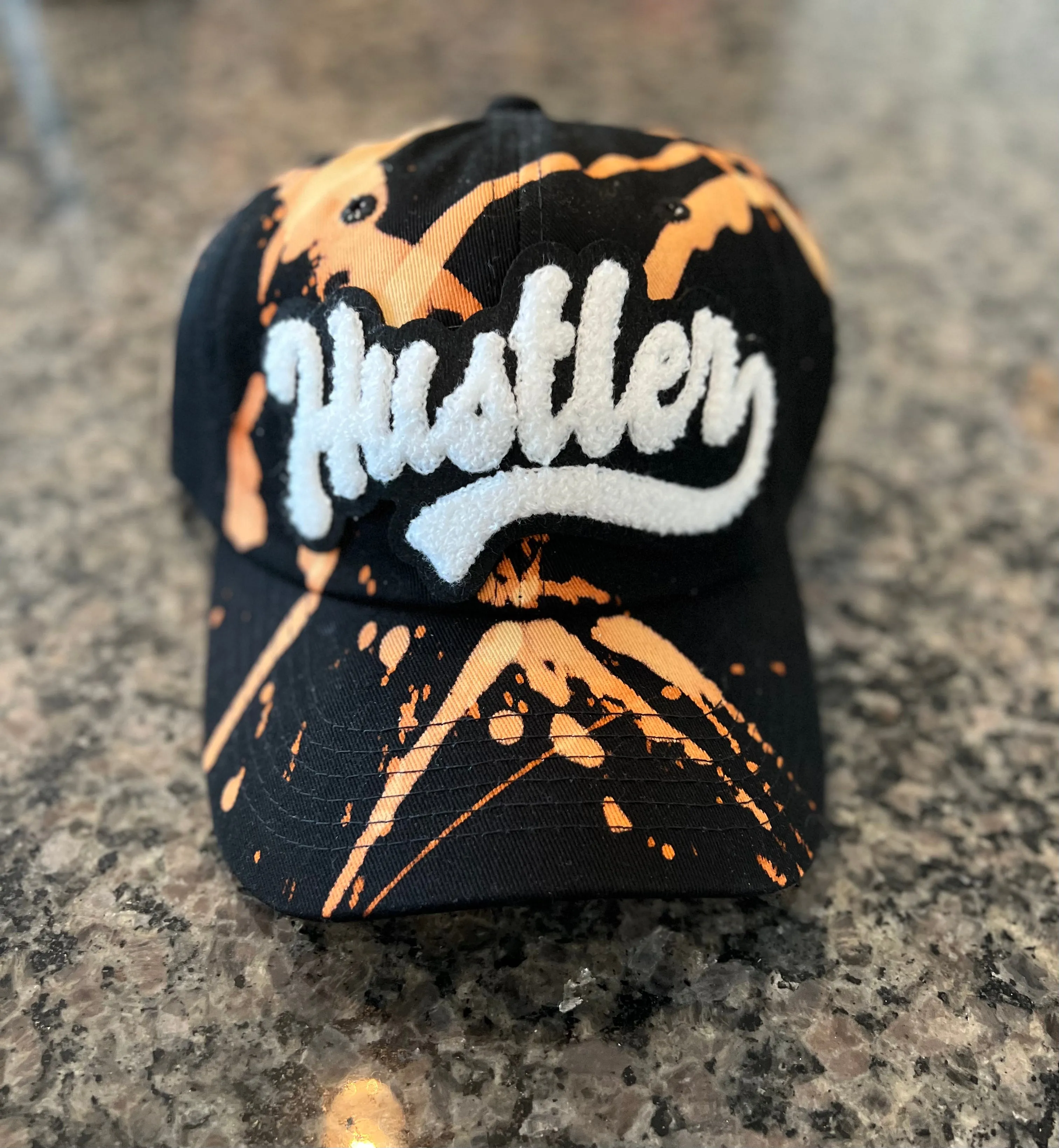 Custom Made Chenille Metal Back Hats