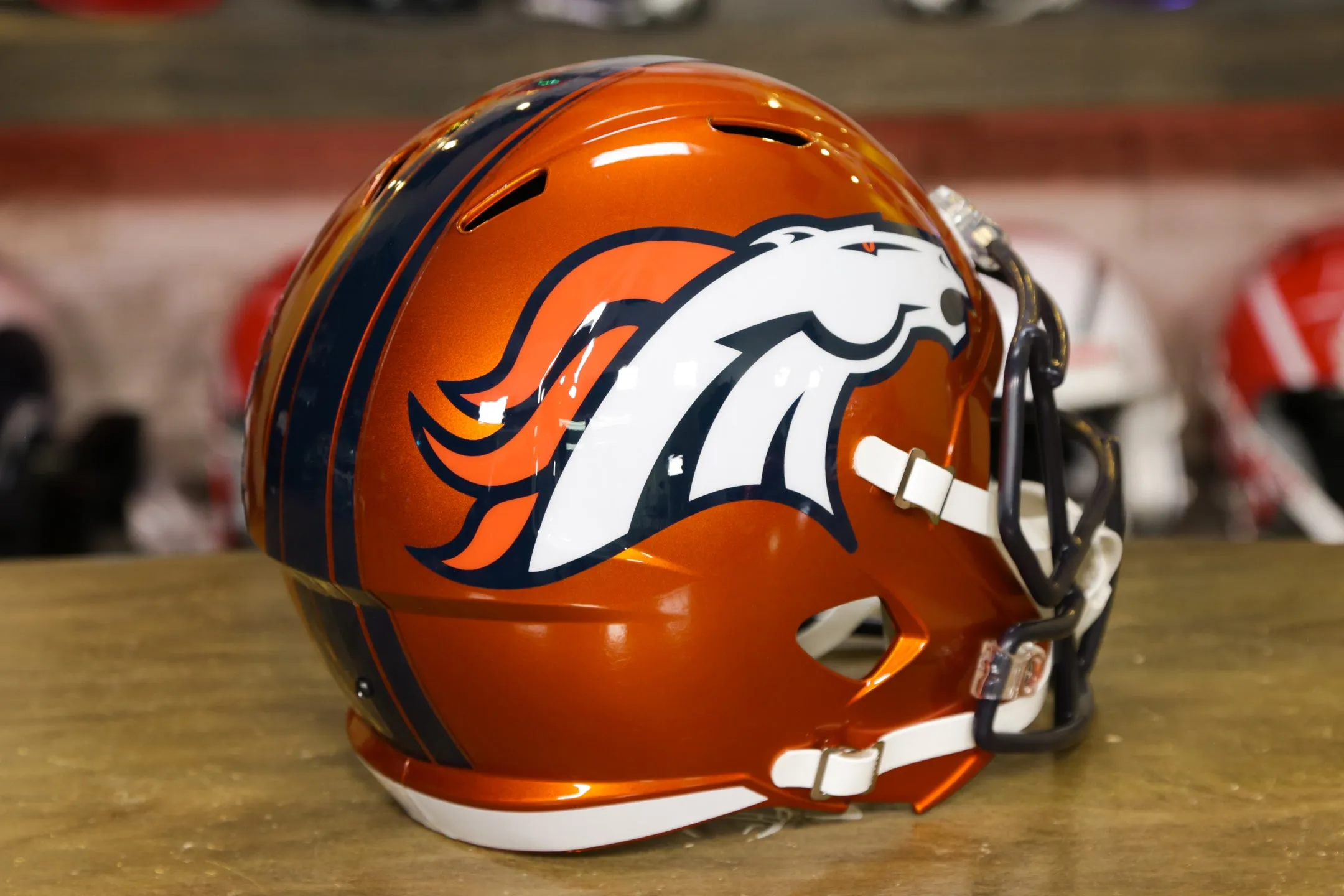 Denver Broncos Riddell Speed Replica Helmet - Flash