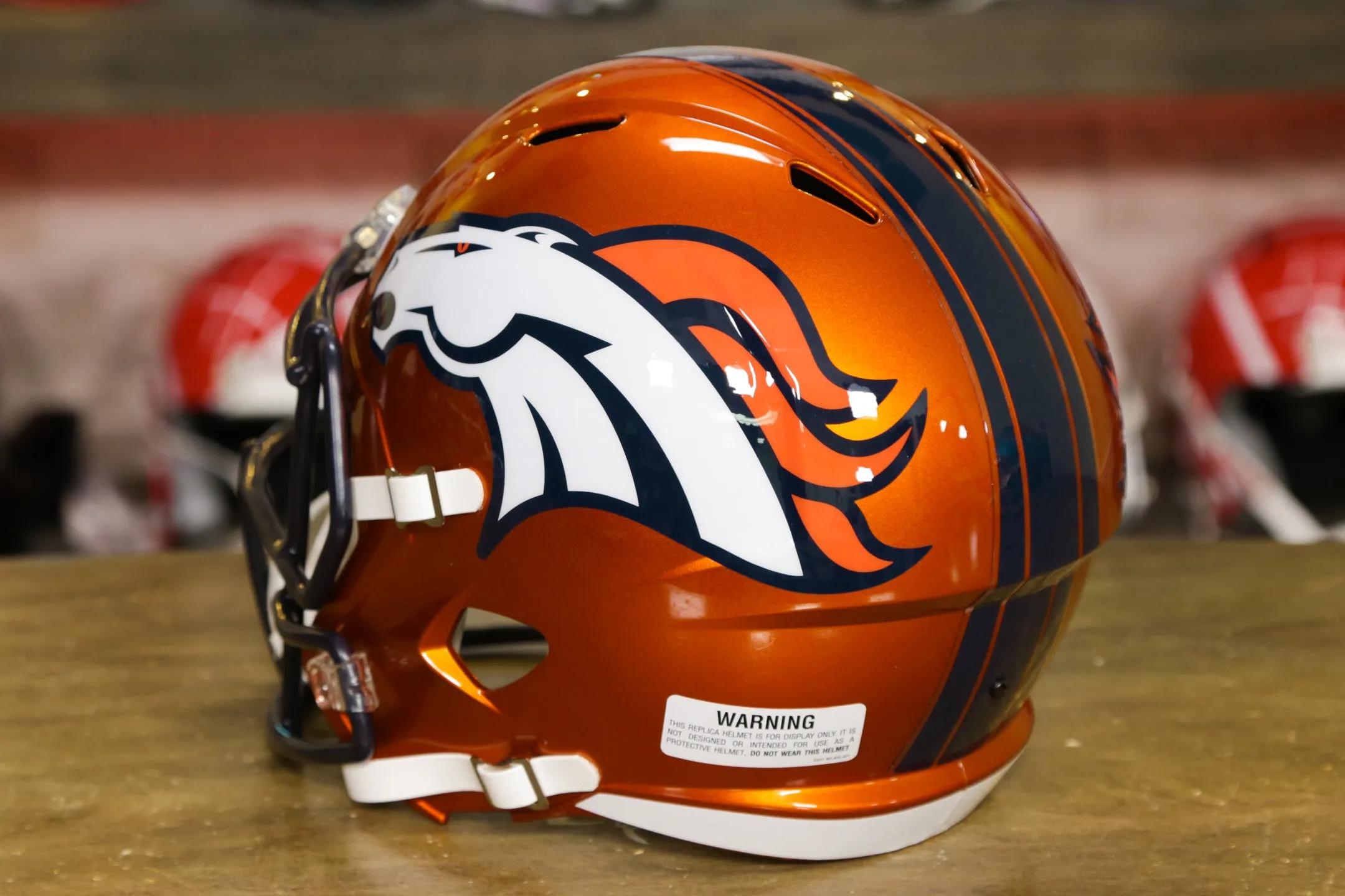 Denver Broncos Riddell Speed Replica Helmet - Flash