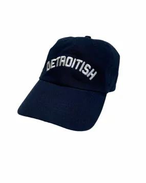 Detroitish Baseball Cap / Navy & White