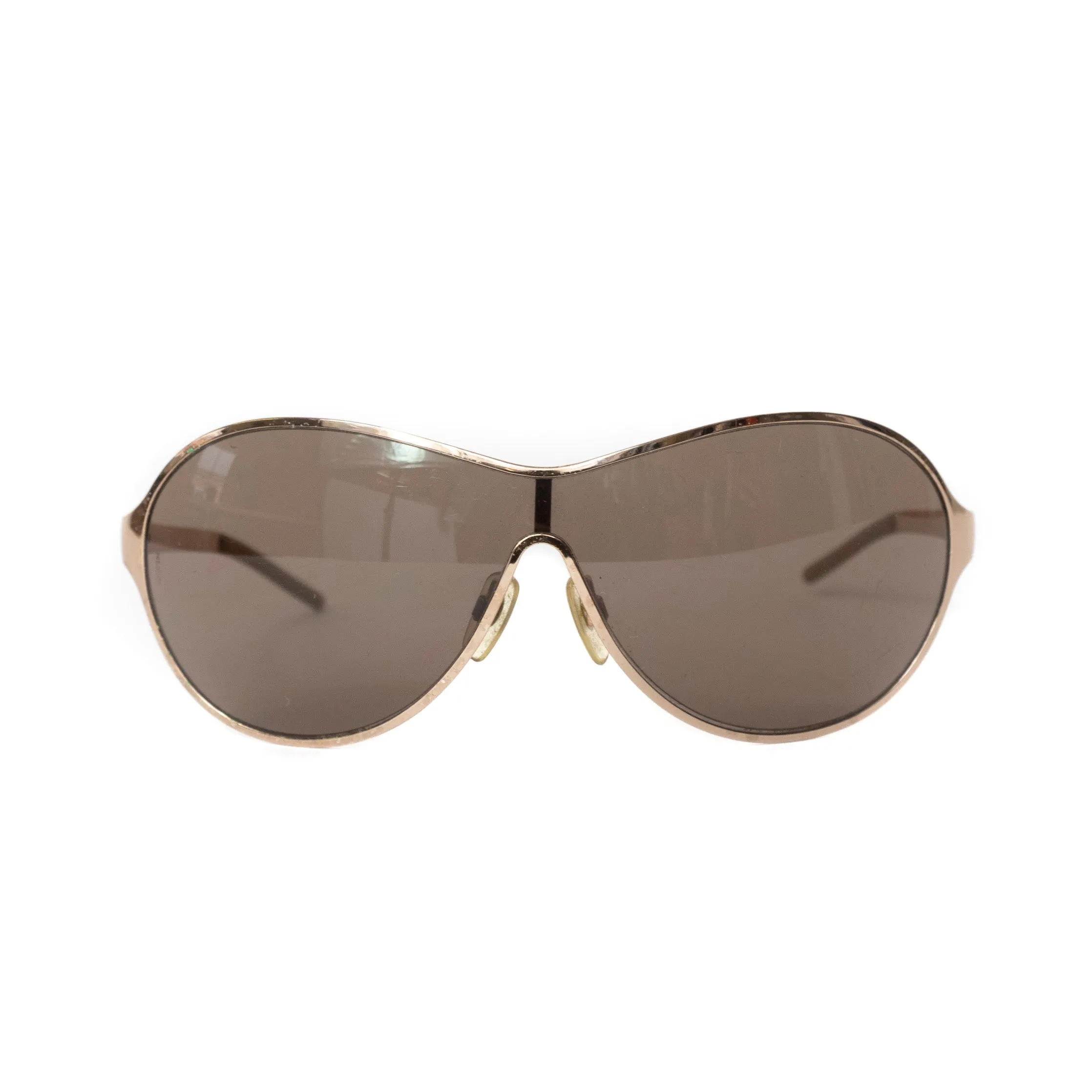 Dolce & Gabbana Brown Visor Sunglasses