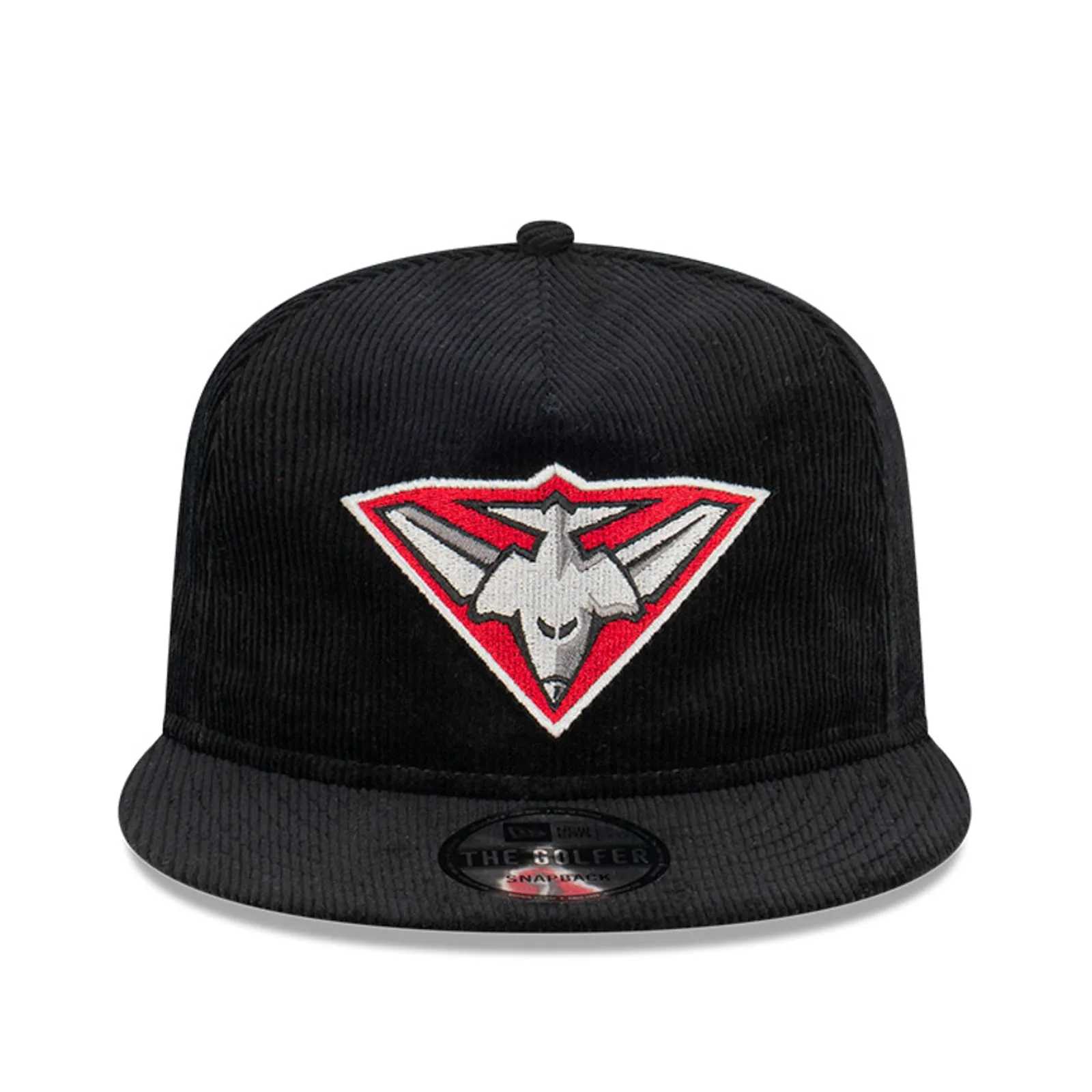 Essendon Bombers Official Team Colours Corduroy The Golfer Snapback AFL by New Era