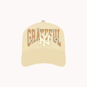 Flower Market Trucker Hat - Sand