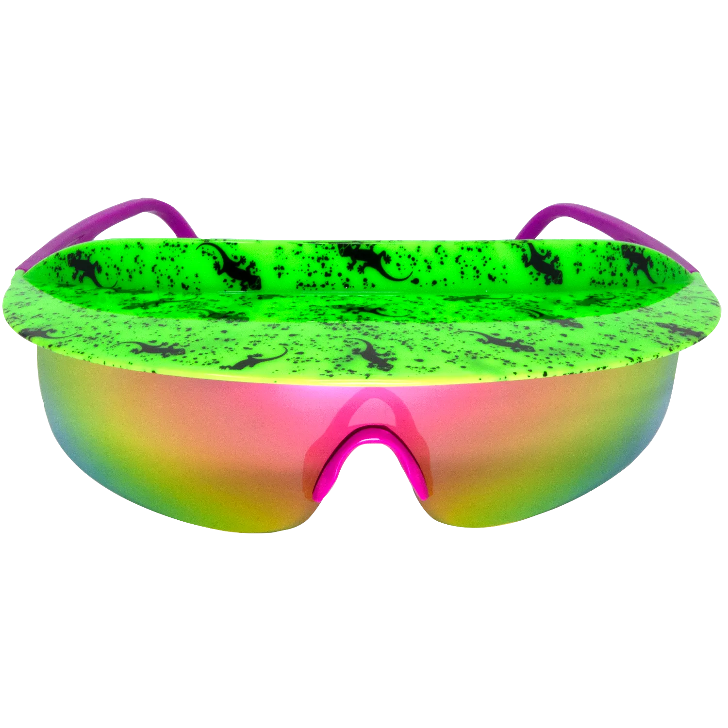 Gecko Visor Shades Neon Green