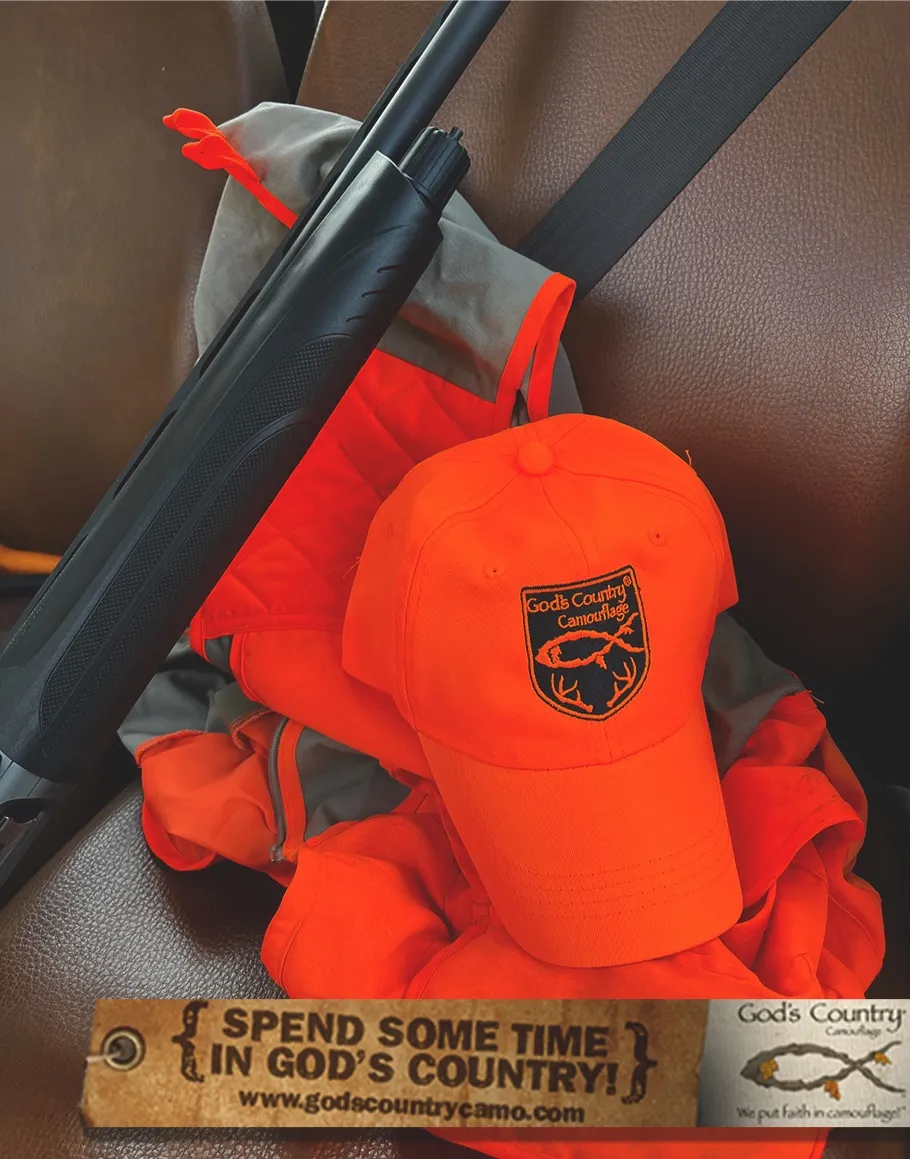 God's Country Blaze Orange Unstructured Hat