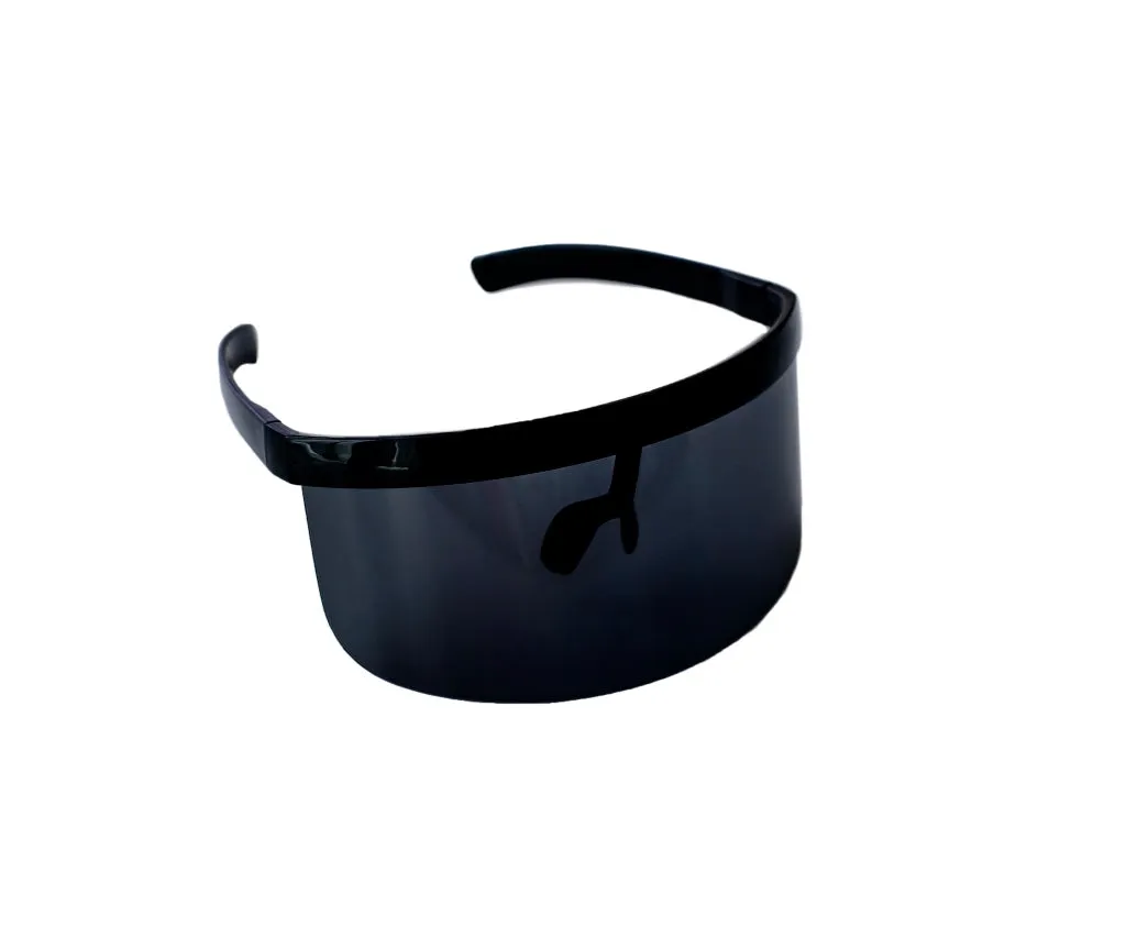 Grey  Sun Visor Shades (Orion Black) Black