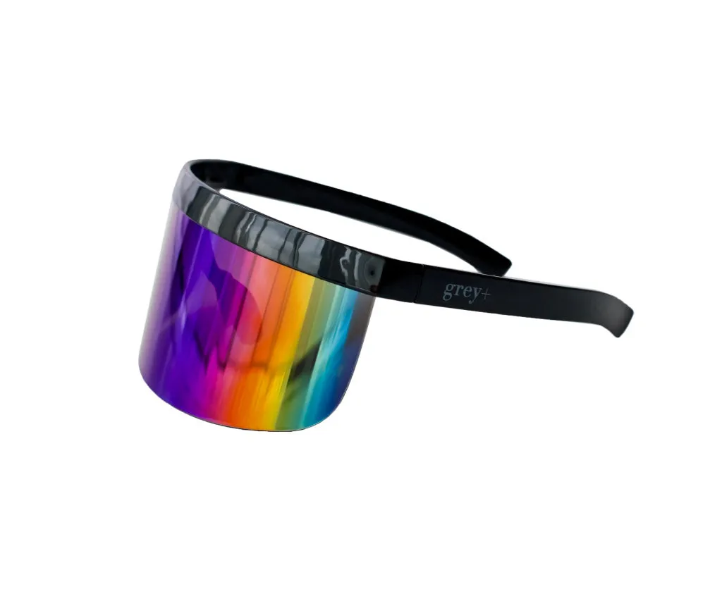 Grey   Sun Visor Shades (Orion Rainbow) Black