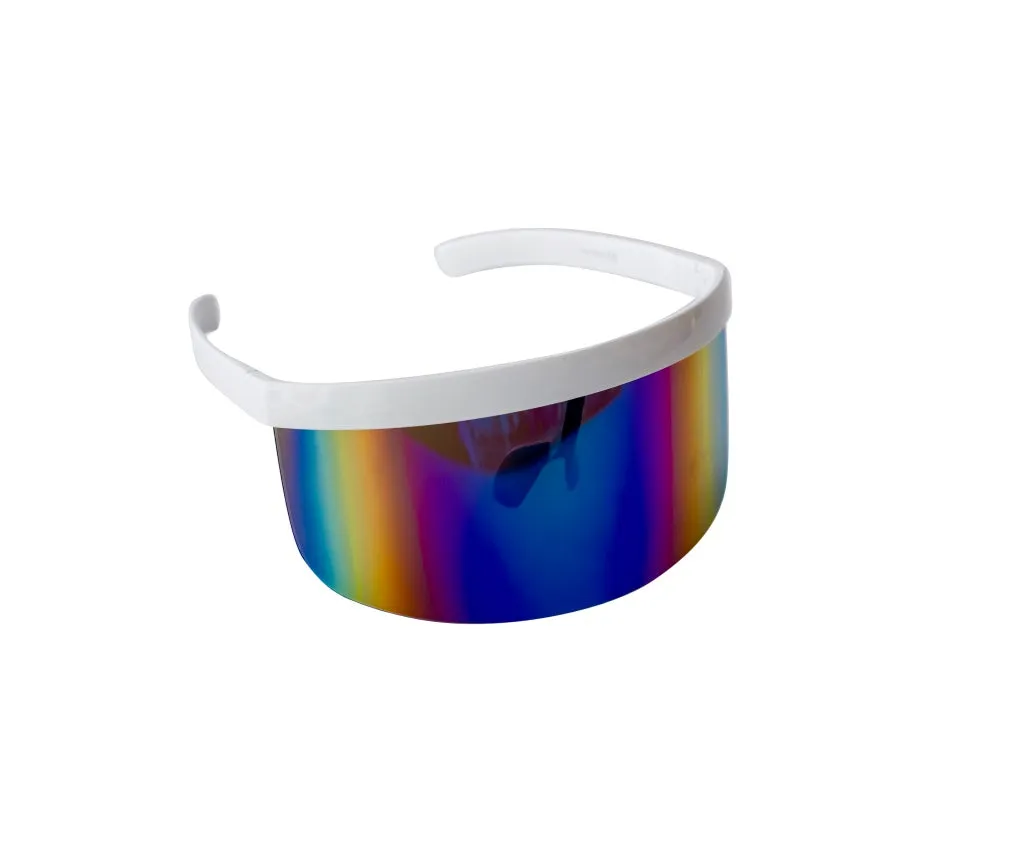 Grey   Sun Visor Shades (Orion Rainbow) White