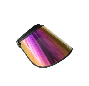 Grey  UV Protect Sun Visor (Full Metallic Pink)