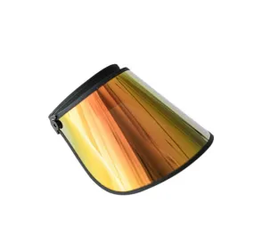 Grey  UV Protect Sun Visor (Full Red Gold)