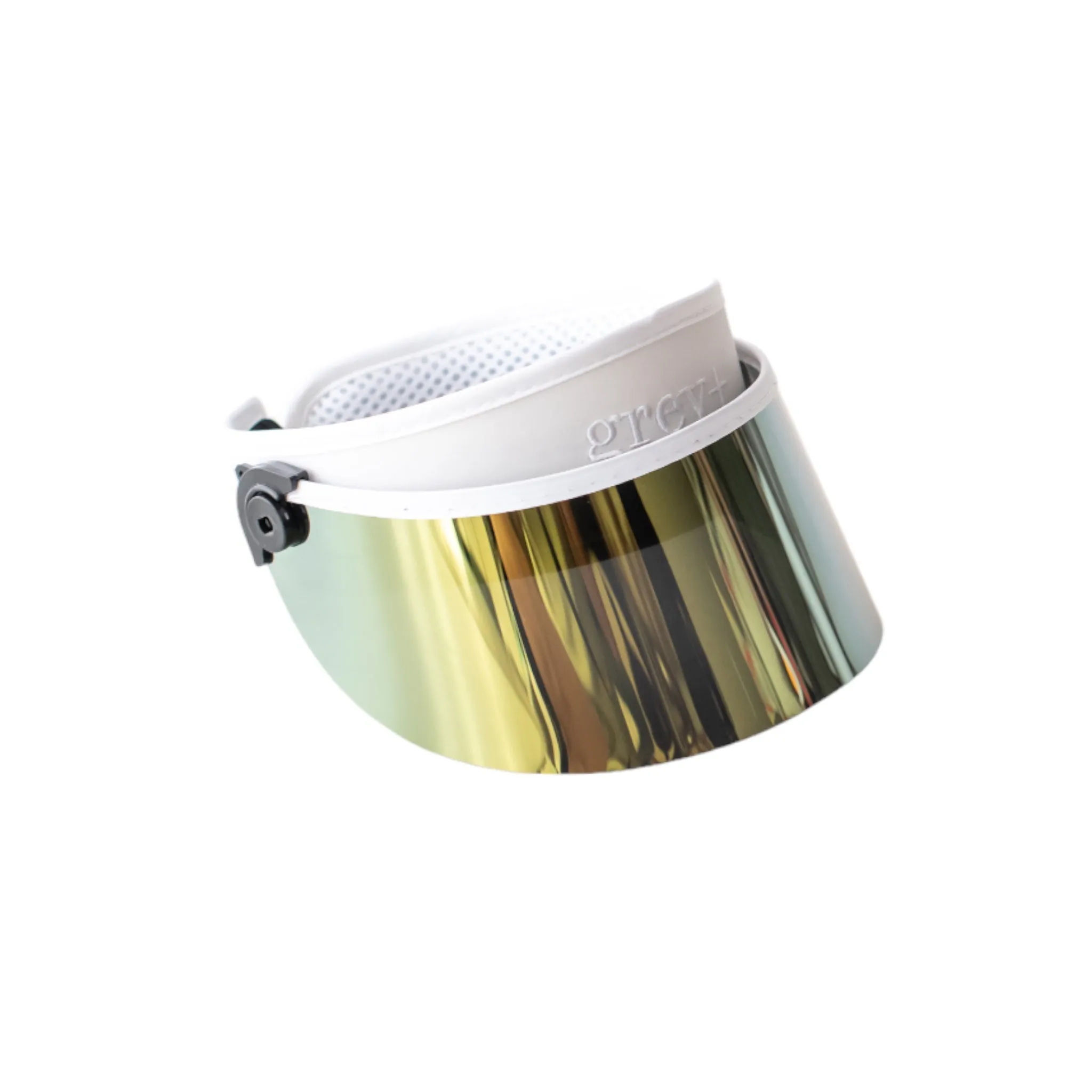 Grey  UV Protect Sun Visor White (Half Lite Gold)