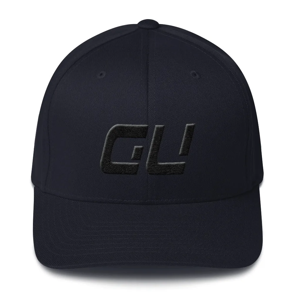 Guam - Structured Twill Cap - Black Embroidery - GU - Many Hat Color Options Available