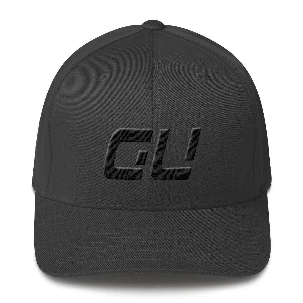 Guam - Structured Twill Cap - Black Embroidery - GU - Many Hat Color Options Available