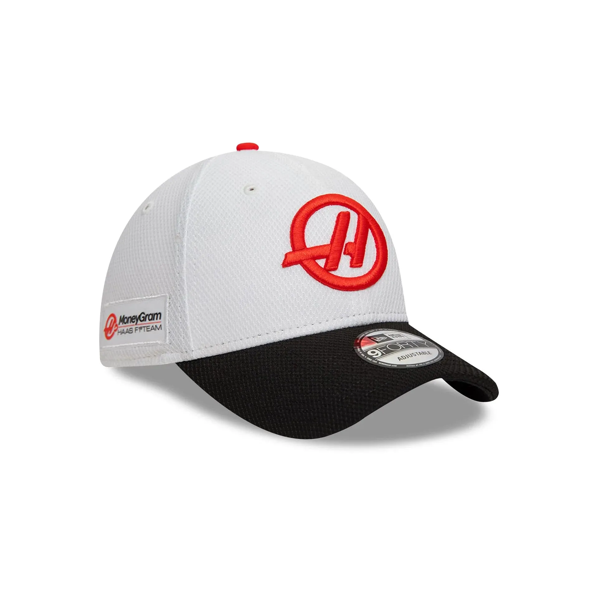 Haas Racing F1 New Era 9Forty 2024 Nico Hulkenburg Team Baseball Hat - White