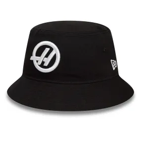 Haas Racing F1 New Era Team Tapered Bucket Hat - Black