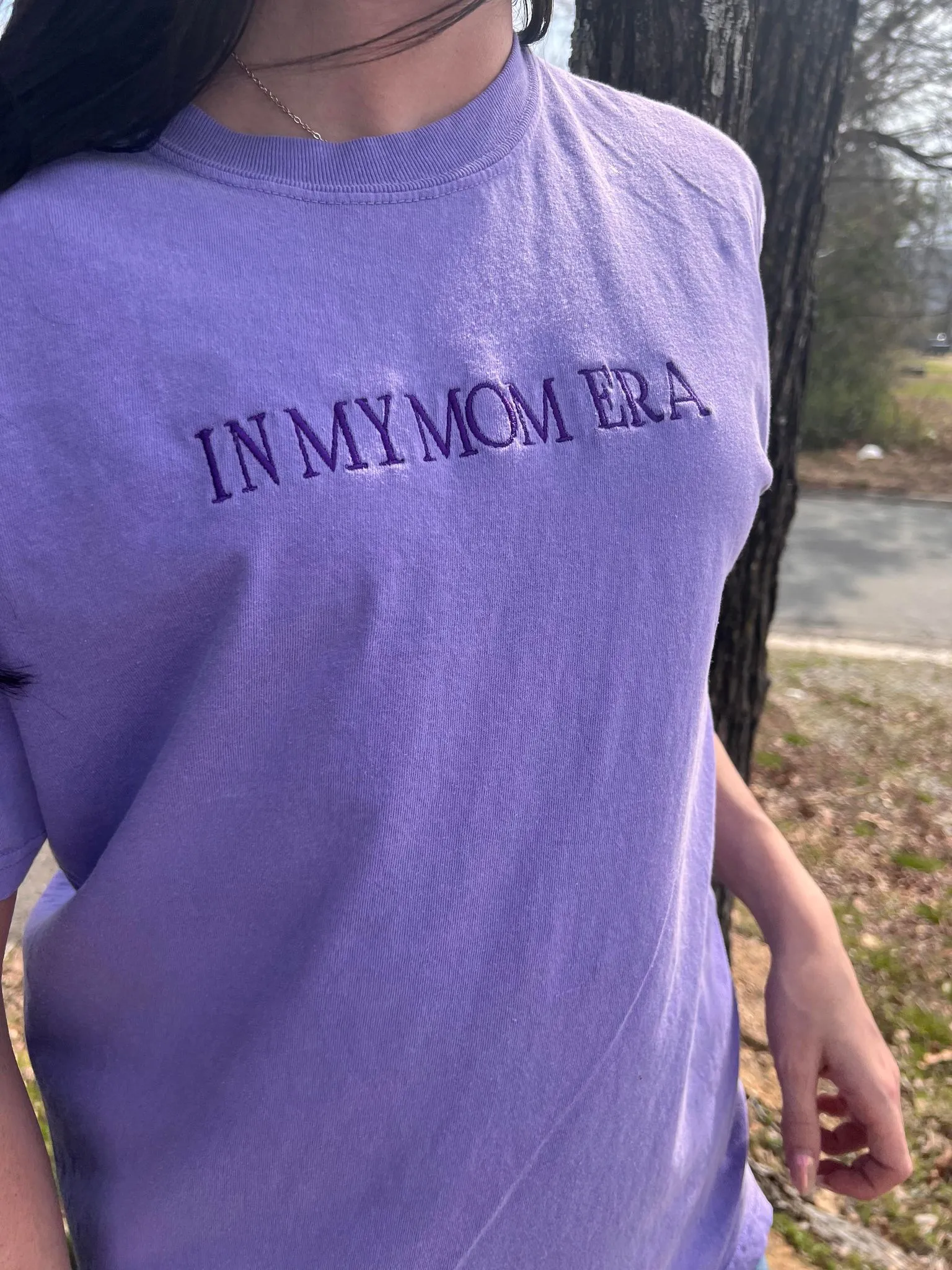 In My Mom Era Purple Tee