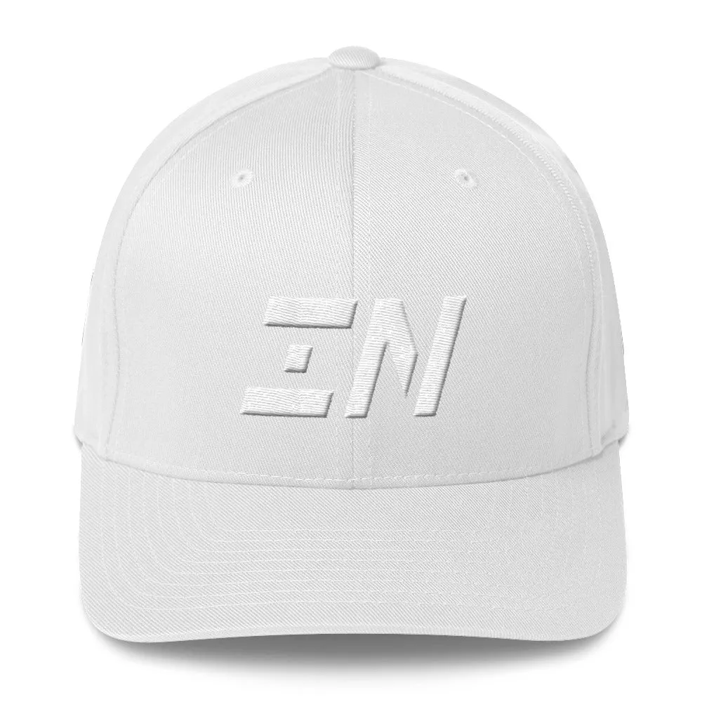 Indiana - Structured Twill Cap - White Embroidery - IN - Many Hat Color Options Available