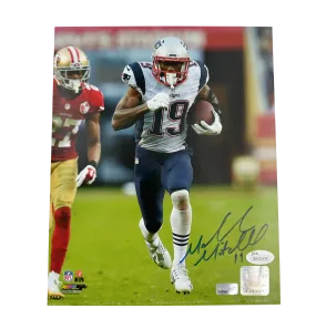 JSA Authenticated Wide Receiver #19 Autographed Game Photo