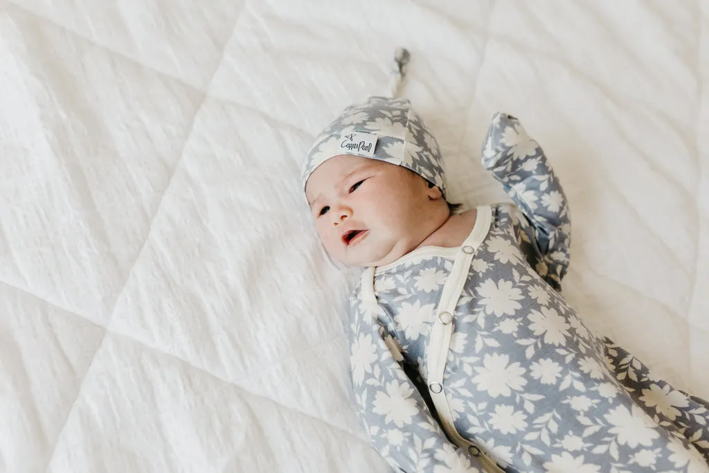 Lacie Newborn Top Knot Hat