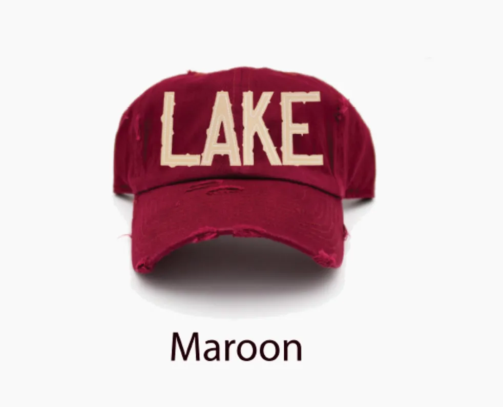 LAKE baseball hats