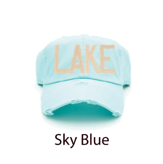 LAKE baseball hats