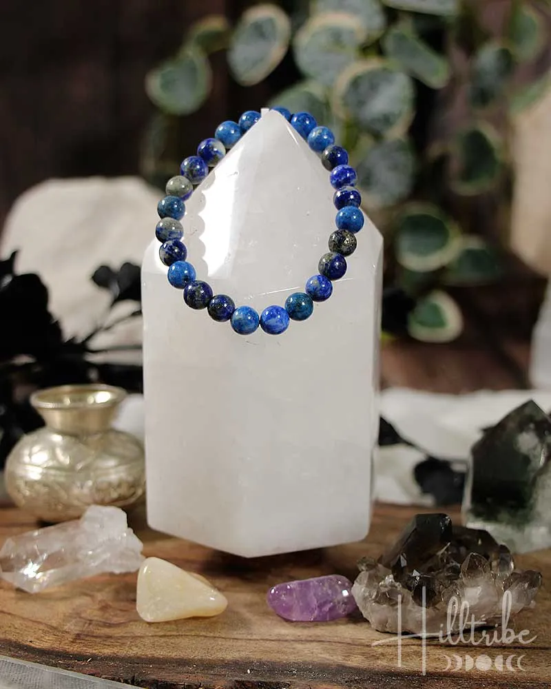 Lapis Lazuli Gemstone Power Bracelet 8mm