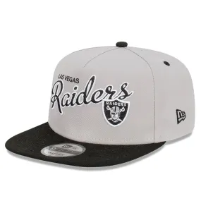 Las Vegas Raiders Team Script 9FIFTY A-Frame Cap Snapback NFL by New Era