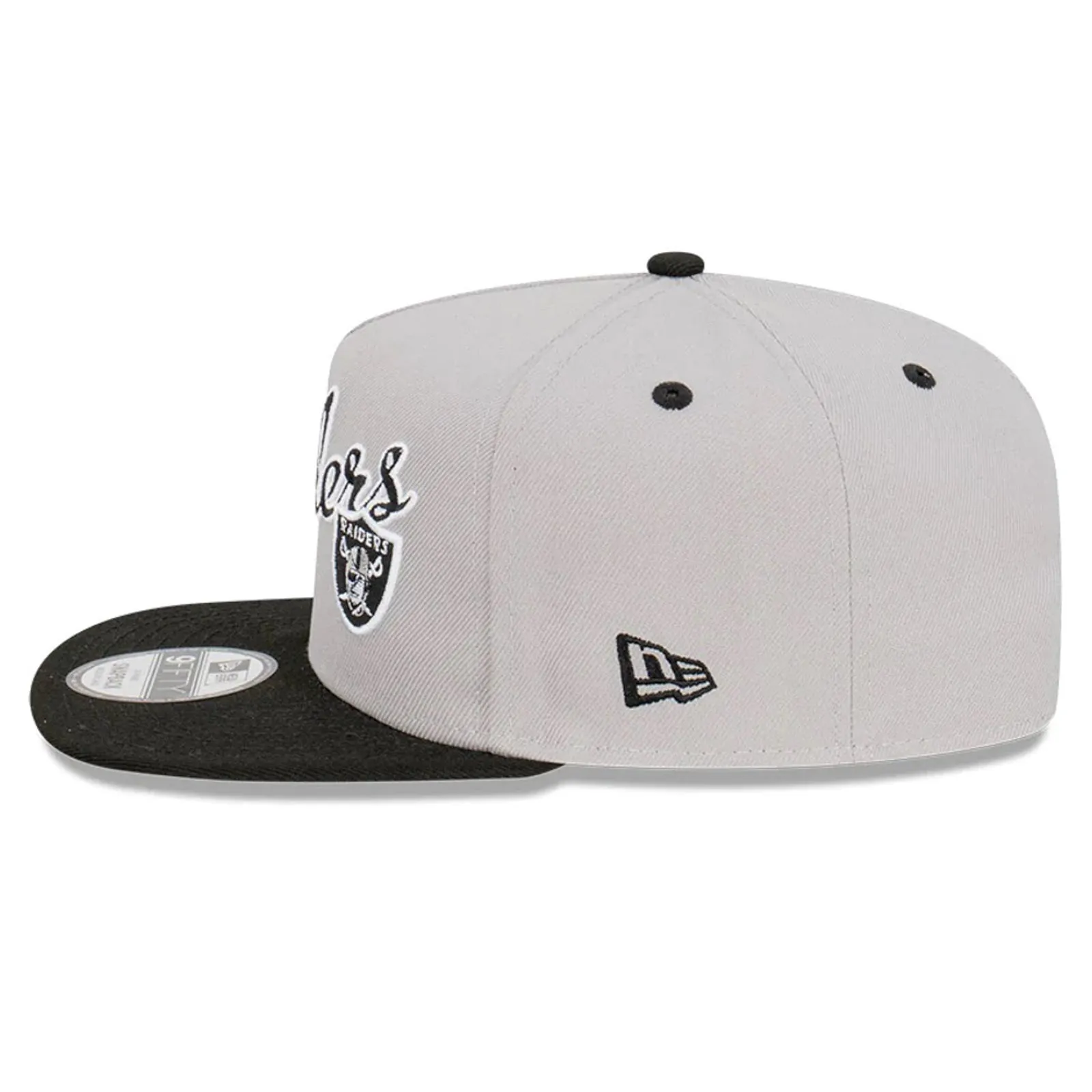 Las Vegas Raiders Team Script 9FIFTY A-Frame Cap Snapback NFL by New Era