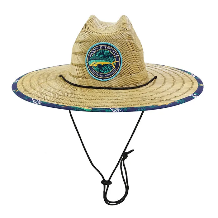 Mahi Mahi Tropics Stretch Fit Straw Hat