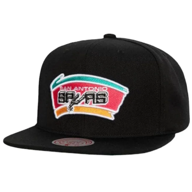 Mitchell & Ness Nba San Antonio Spurs Top Spot Snapback (Black)