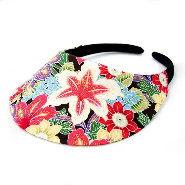 No Headache - Midsize Floral Visor Hat