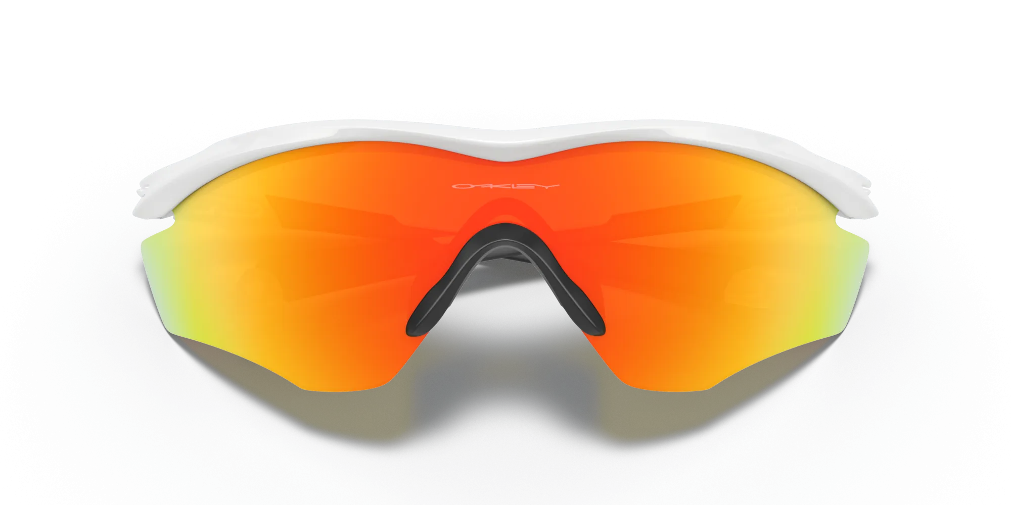 Oakley M2 Frame XL Fire Iridium Lenses Polished White Frame