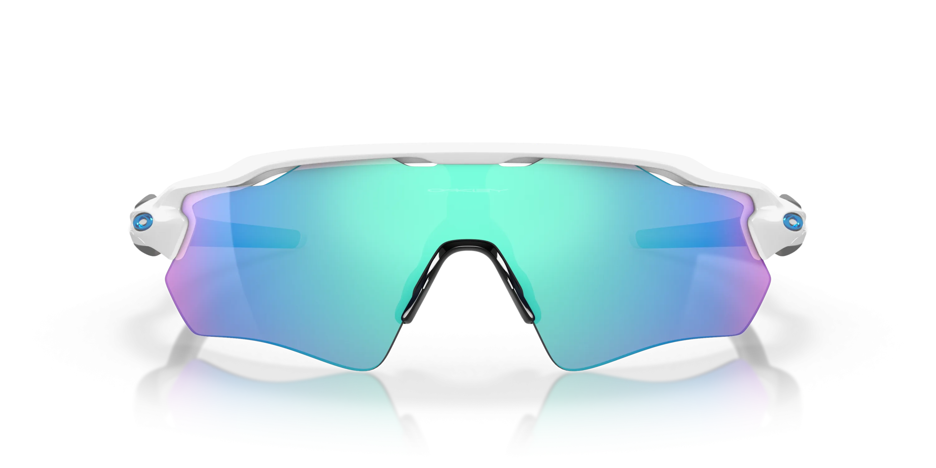 Oakley Radar EV Prizm Sapphire Lenses - Polished White Frame