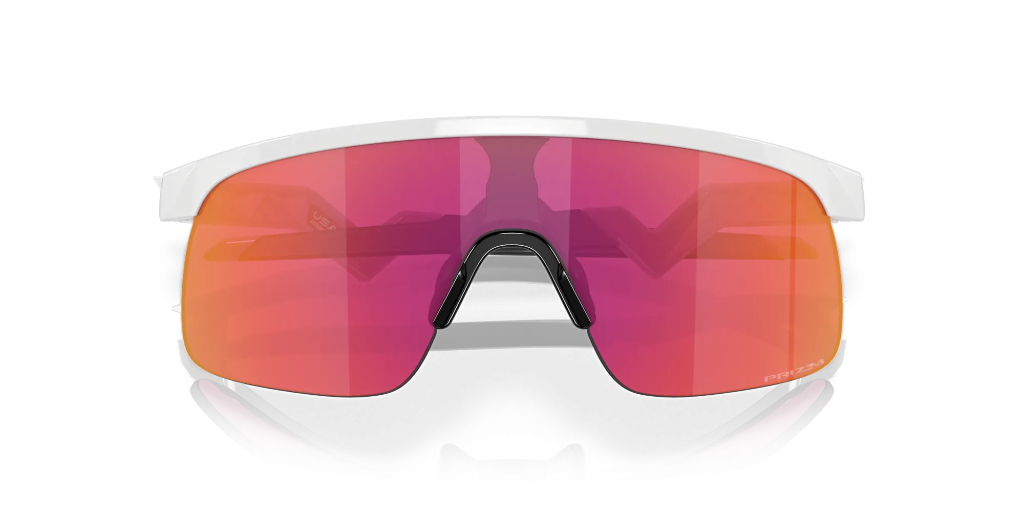 Oakley Resistor Prizm Field Lenses Polished White Frame - (Youth Fit)