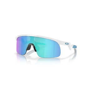 Oakley Resistor Prizm Sapphire Lenses Polished White Frame - (Youth Fit)