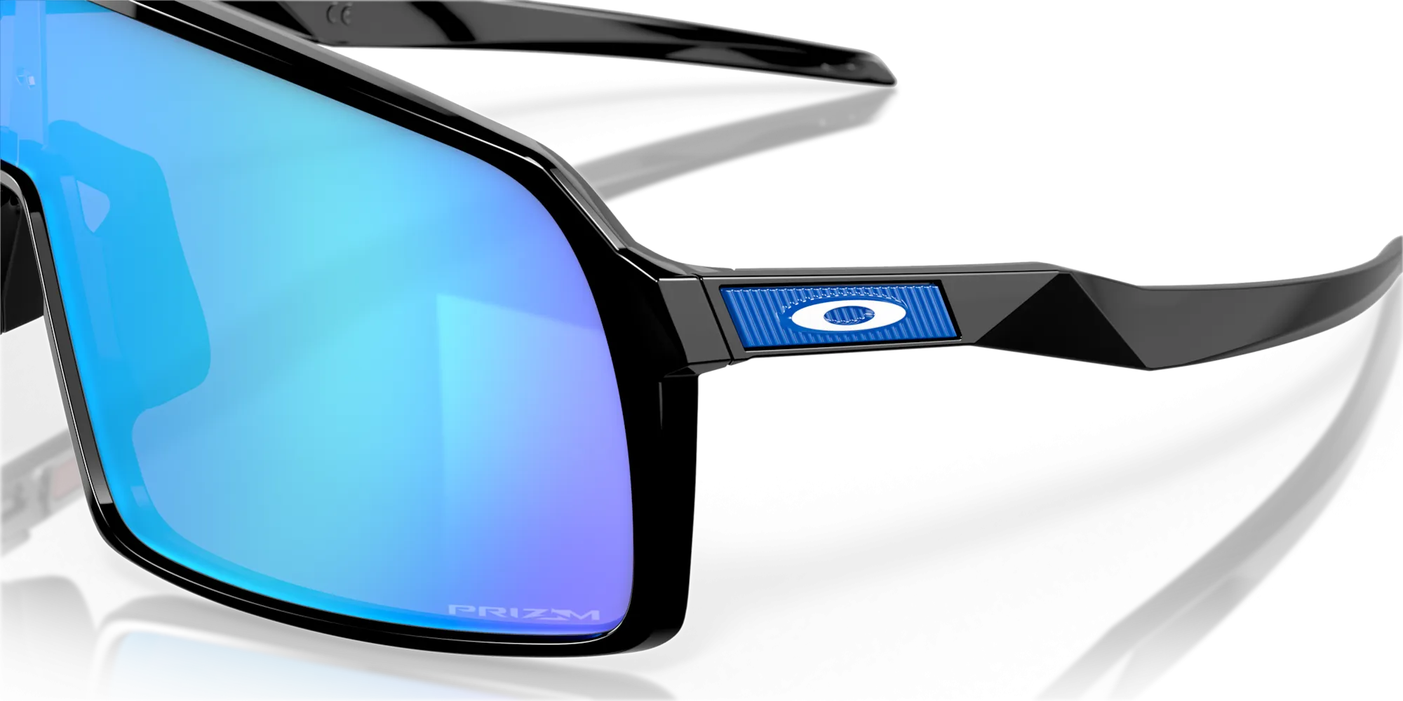 Oakley Sutro Prizm Sapphire Lenses Polished Black Frame