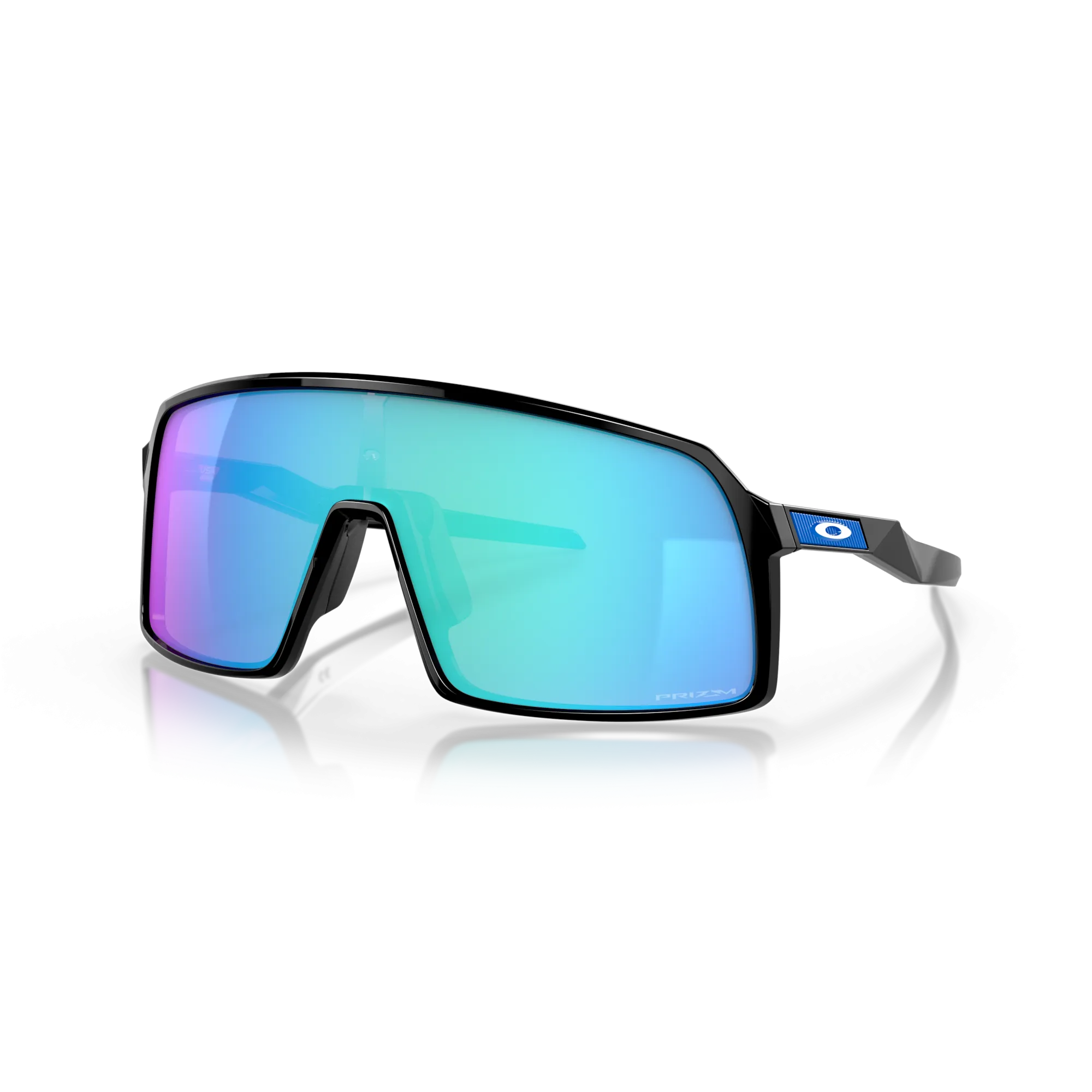 Oakley Sutro Prizm Sapphire Lenses Polished Black Frame