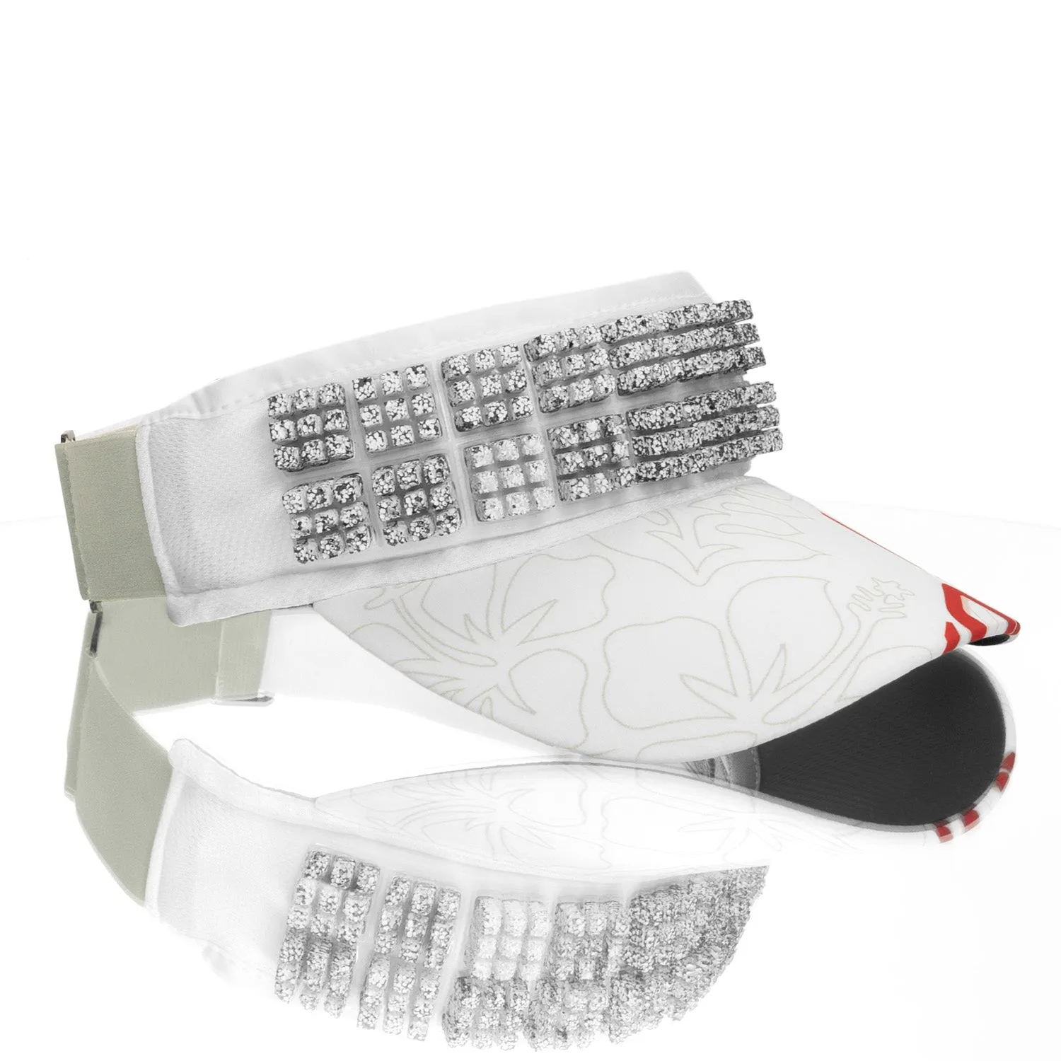 OMIUS by Headsweats Kona White Visor   Cubes Bundle