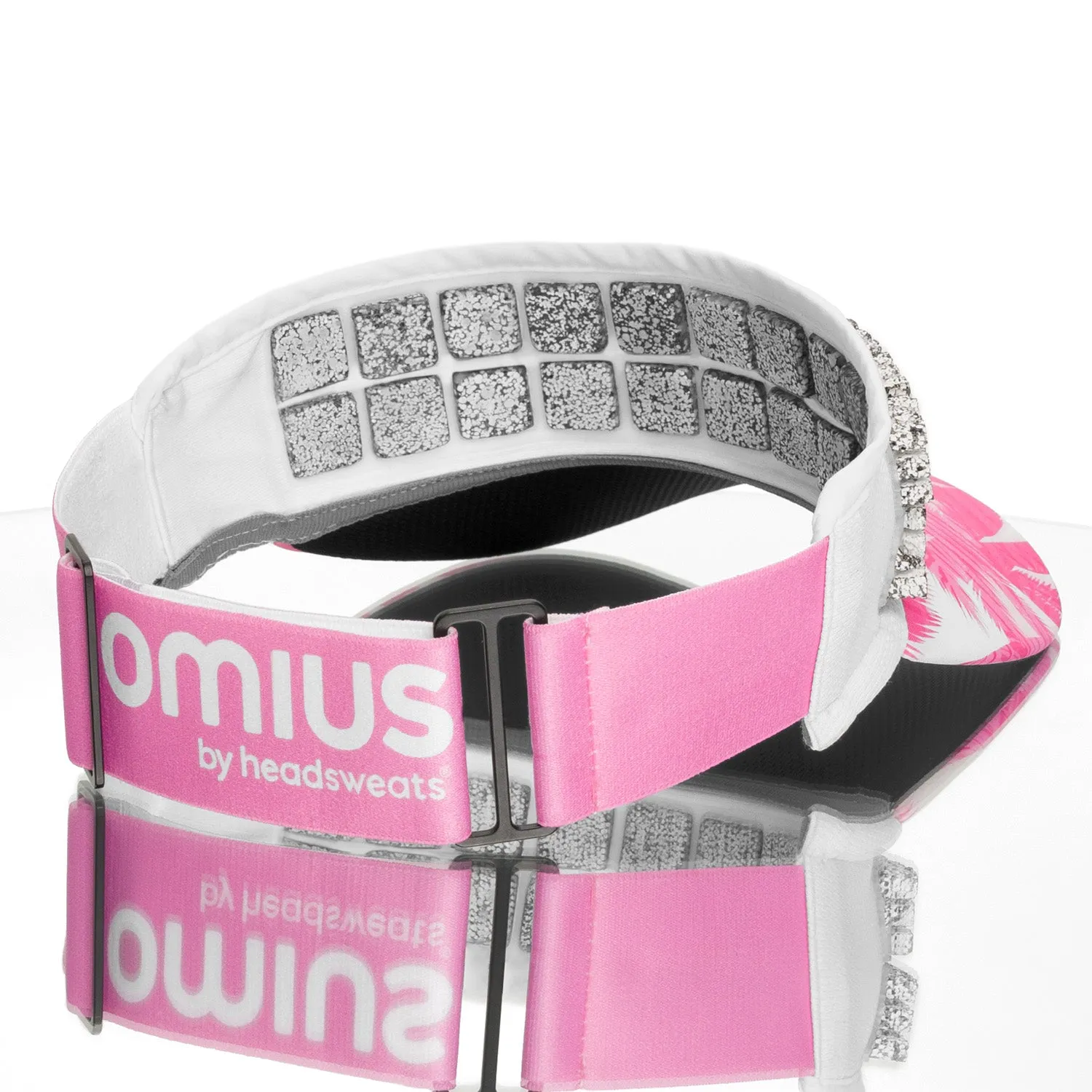 OMIUS by Headsweats Pink Palms Visor   Cubes Bundle