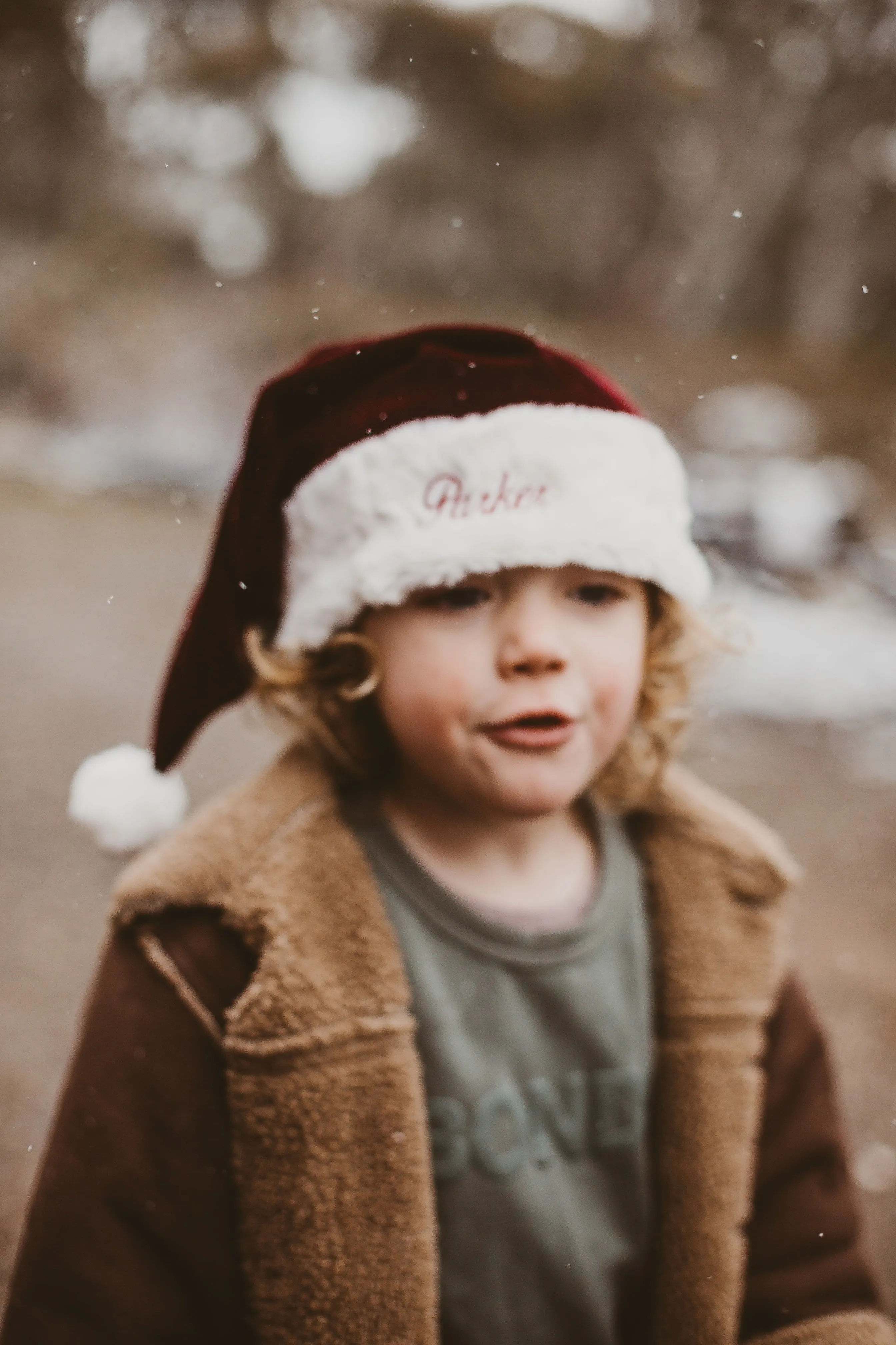 Personalised Luxe Family Santa Hats