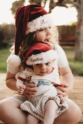 Personalised Luxe Family Santa Hats