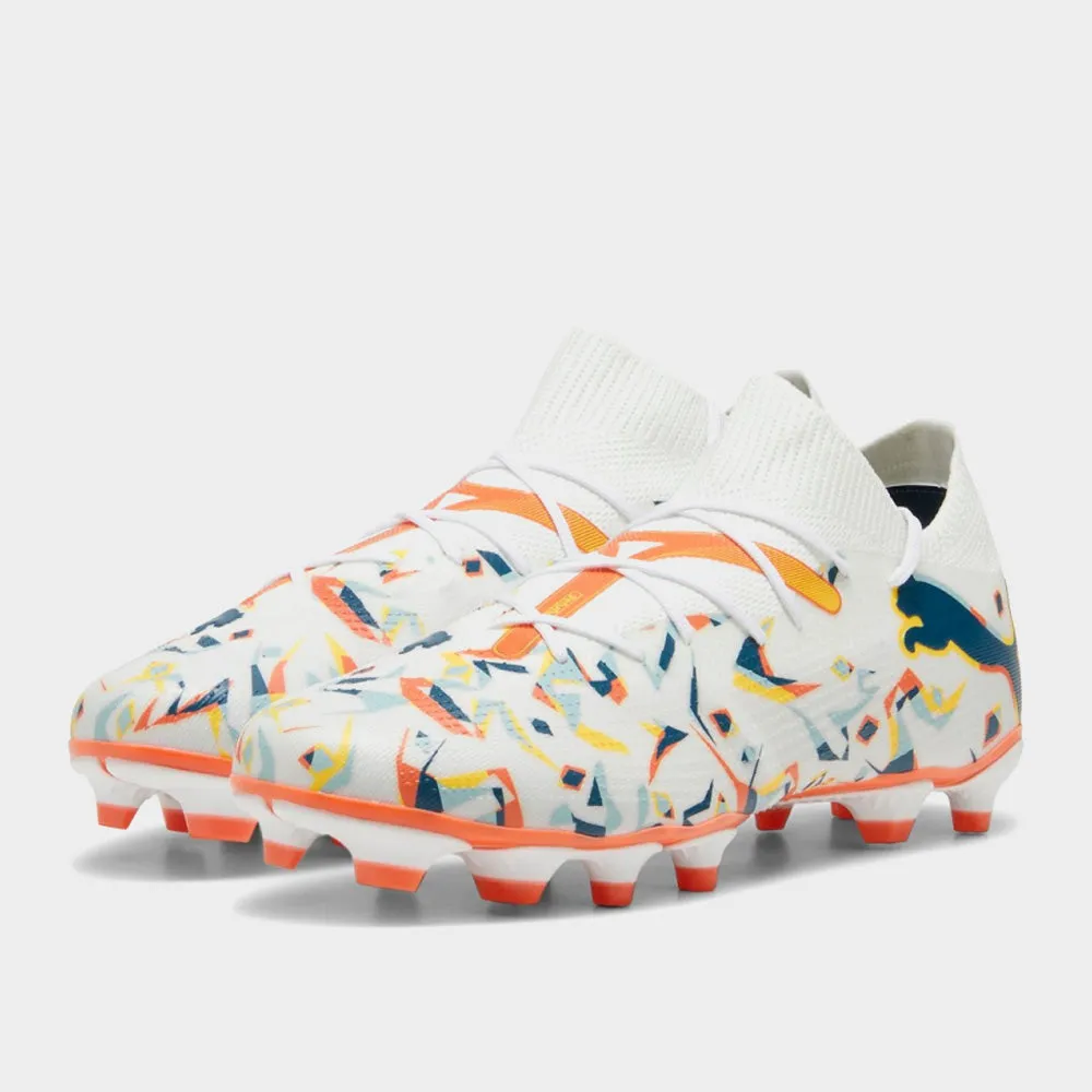 Puma Mens Future 7 Match Creativity Fg/Ag White/Multi _ 180639 _ White