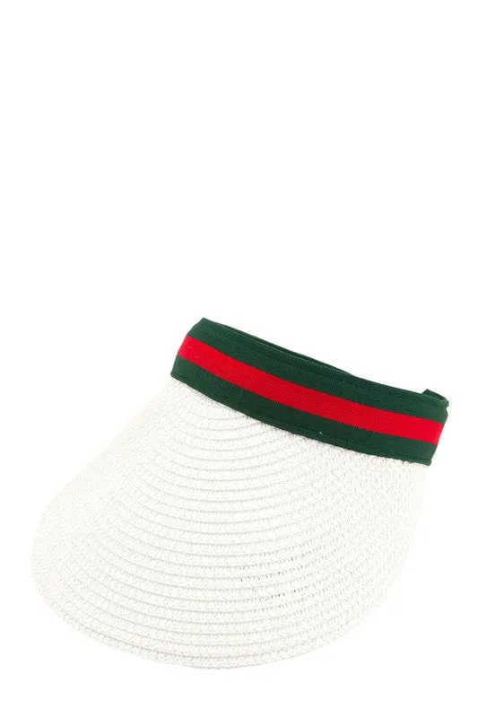 Red and Green Fashion Visor