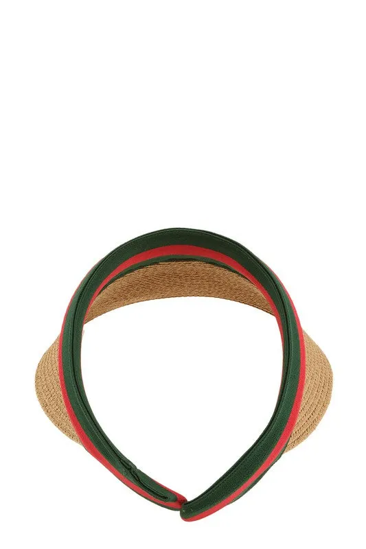 Red and Green Fashion Visor