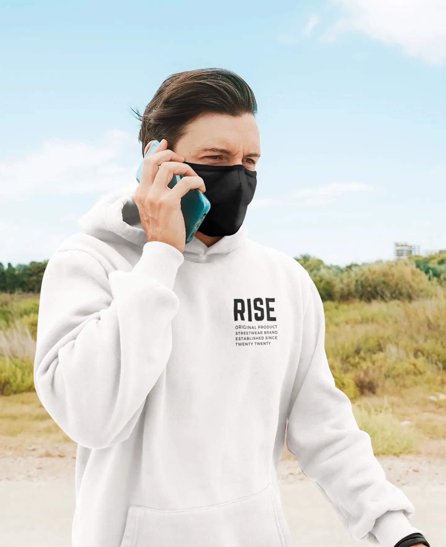 RISE EST.2020 Hoodie for Men