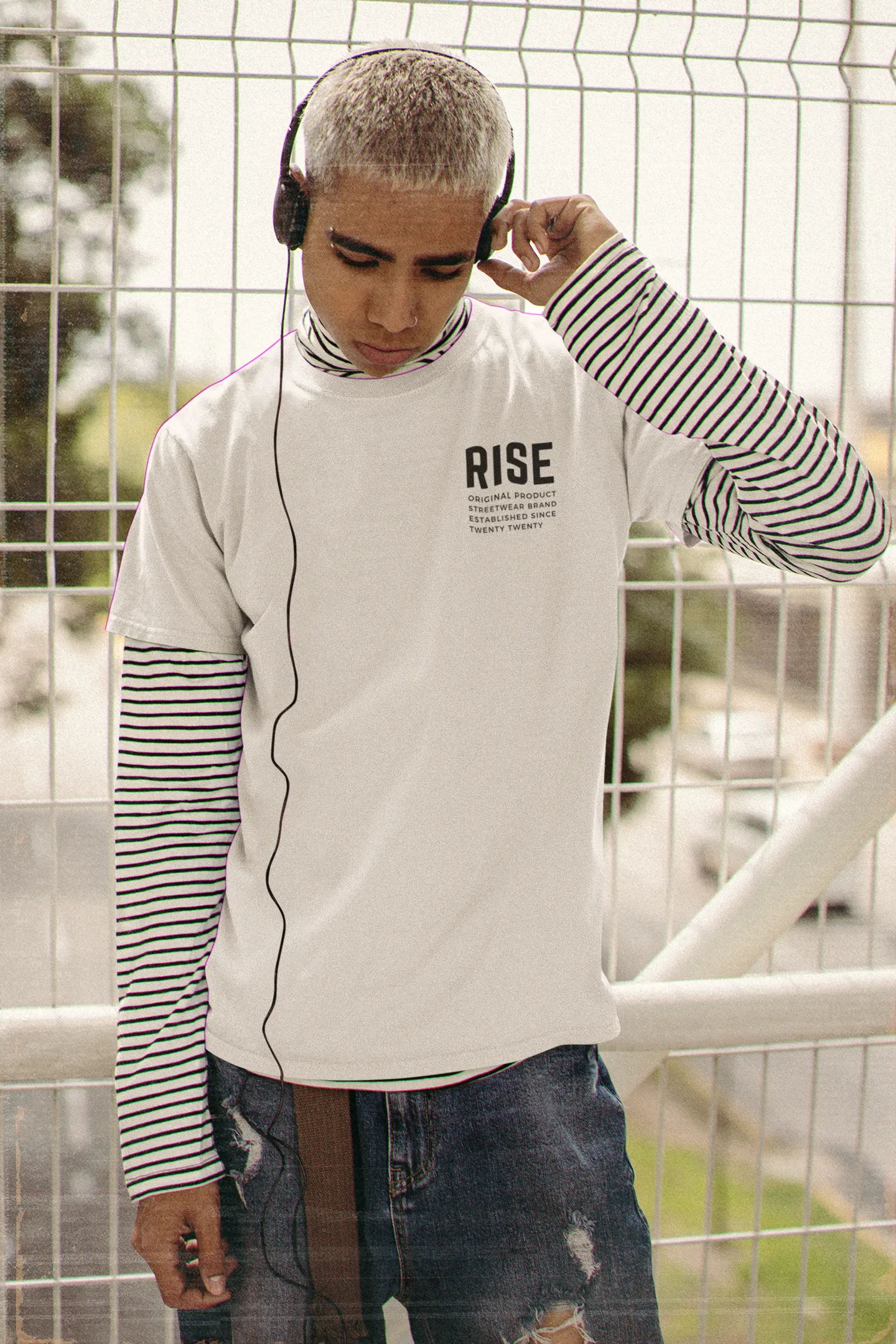 RISE EST.2020 Hoodie for Men