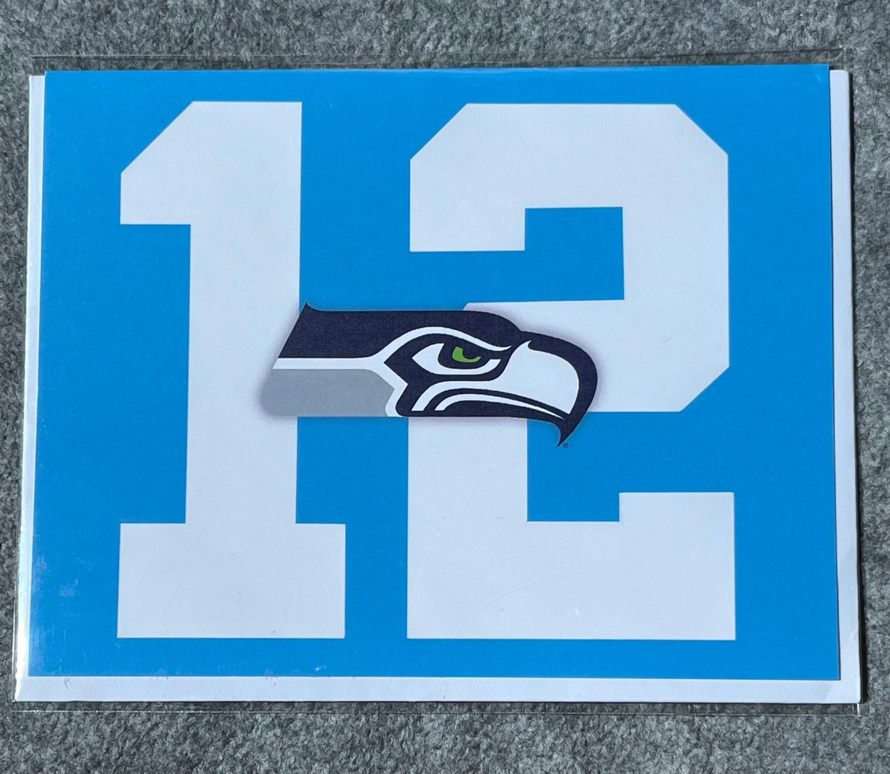 Seattle Seahawks Generic 12 Card