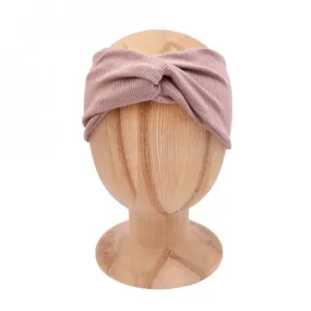 Twist Headband - Dusty Rose Line