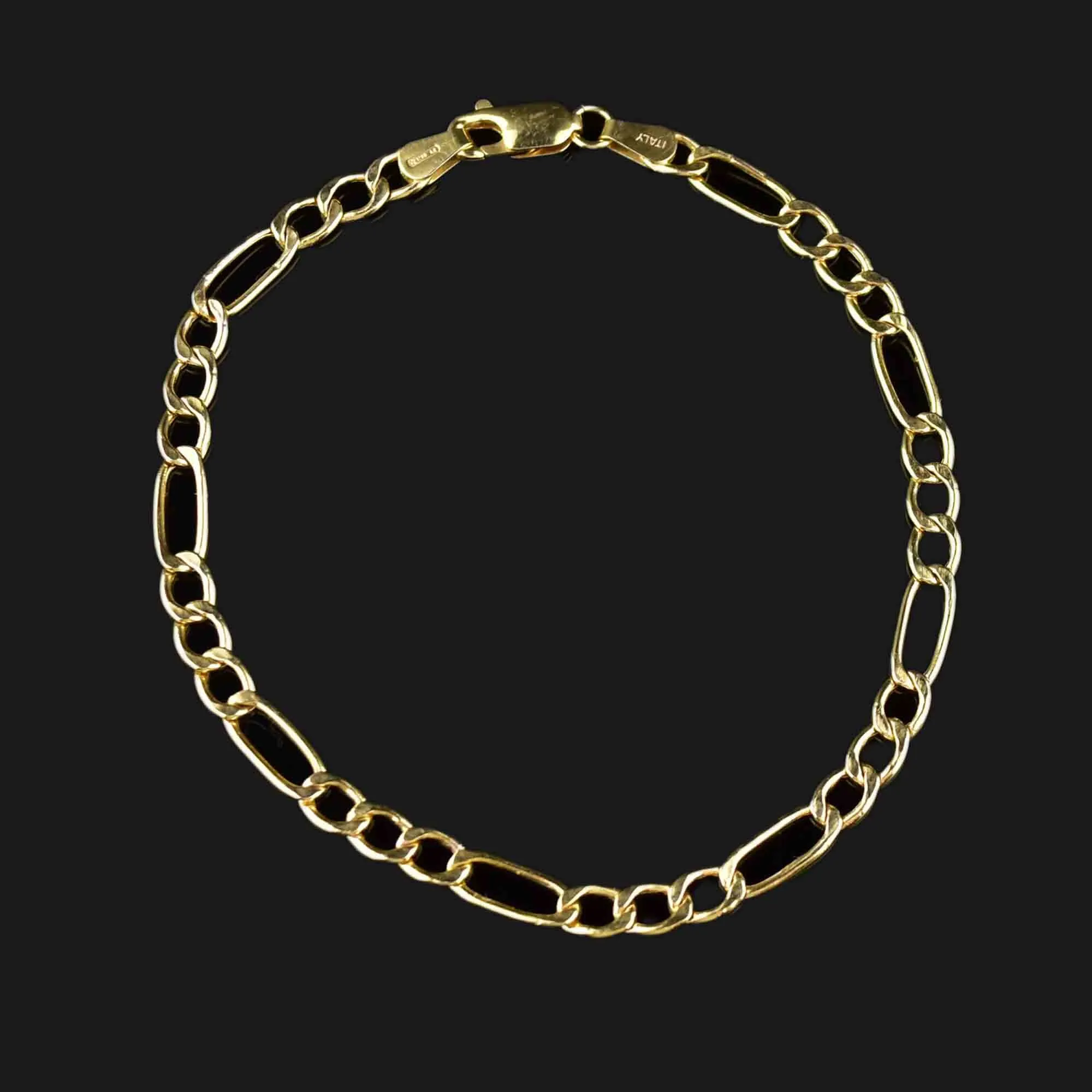 Vintage 10K Gold Cuban Link Bracelet