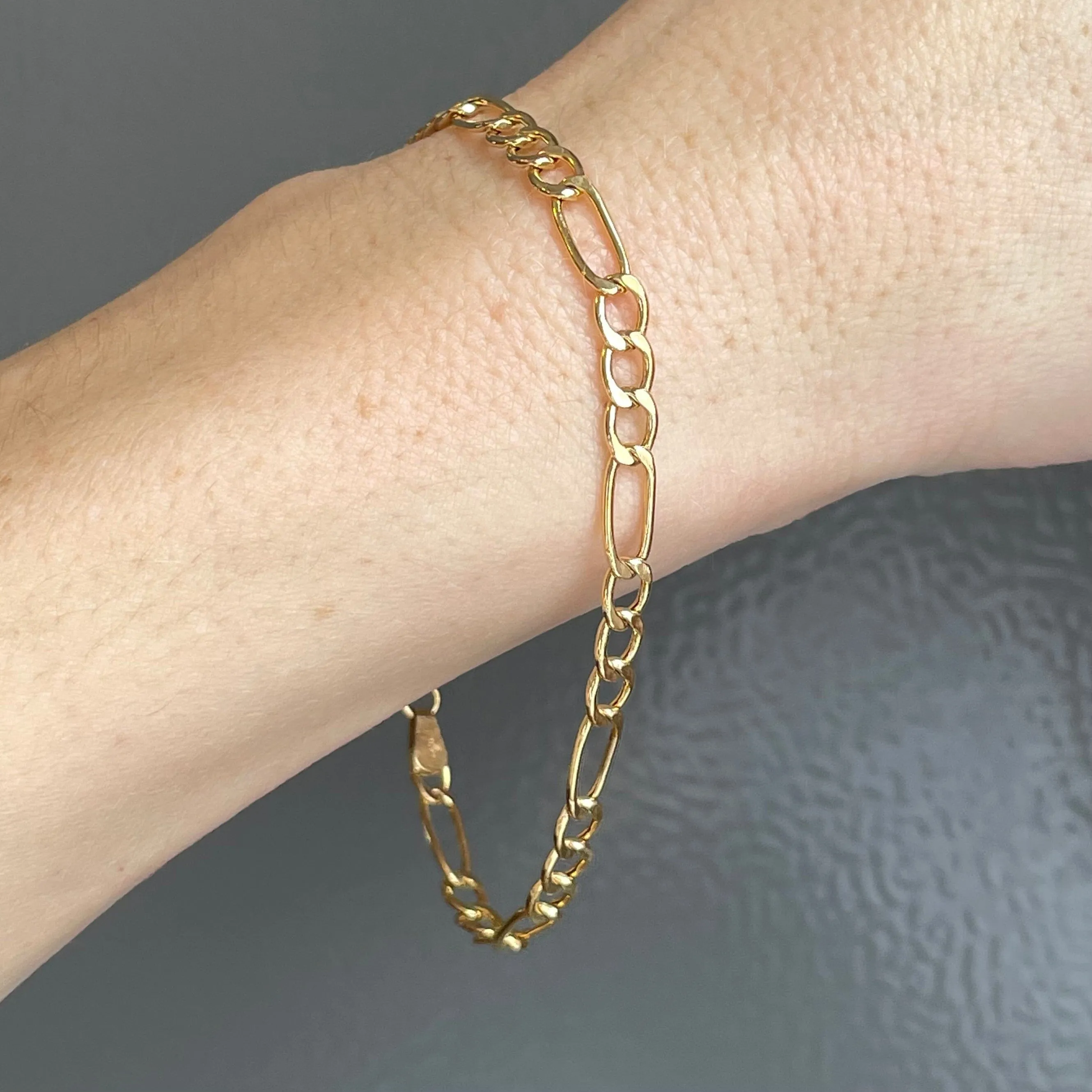 Vintage 10K Gold Cuban Link Bracelet